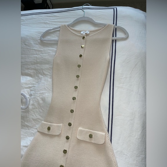 MESHKI SAWYER DRESS IN CREAM - Picture 7 of 16